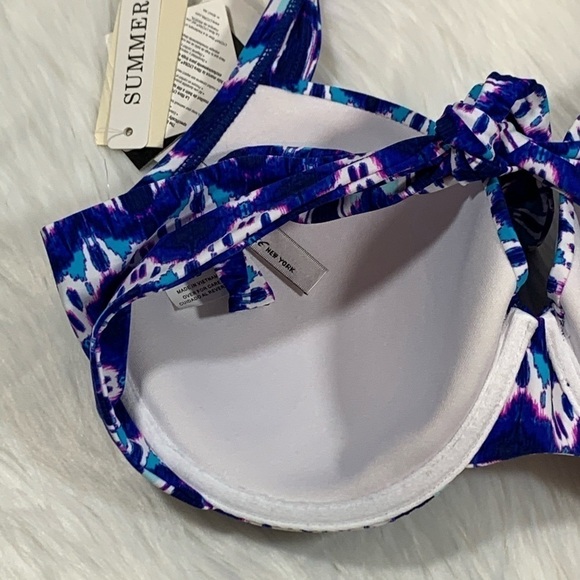 NWT Kenneth Cole Nightfall in Love Bikini Top - Picture 7 of 7